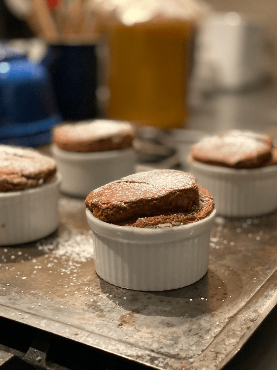 Individual Chocolate Soufflés